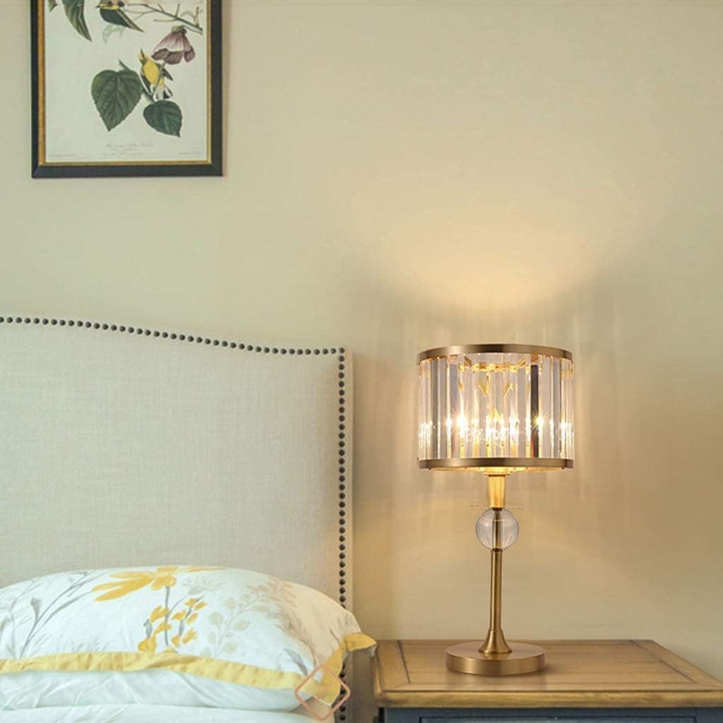 Lampada Da Tavolo Abat Jour Da Comodino Lampada Da Tavolo In Cristallo Lampada Da Comodino Moderna E Di Lusso Lampada Da Comodino In Rame Per Soggiorno Camera Da Letto Lampada Camera Da Letto