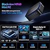 Blackview MP60 Mini PC W-11 Pro (3 anni di garanzia), Twin Lake N150(Meglio di N95, 3,6 GHz), 16 GB RAM/512 GB M.2 SSD Espandibile fino a 2TB, Doppio UHD Display 4K, 5G WIFI Desktop PC Computer