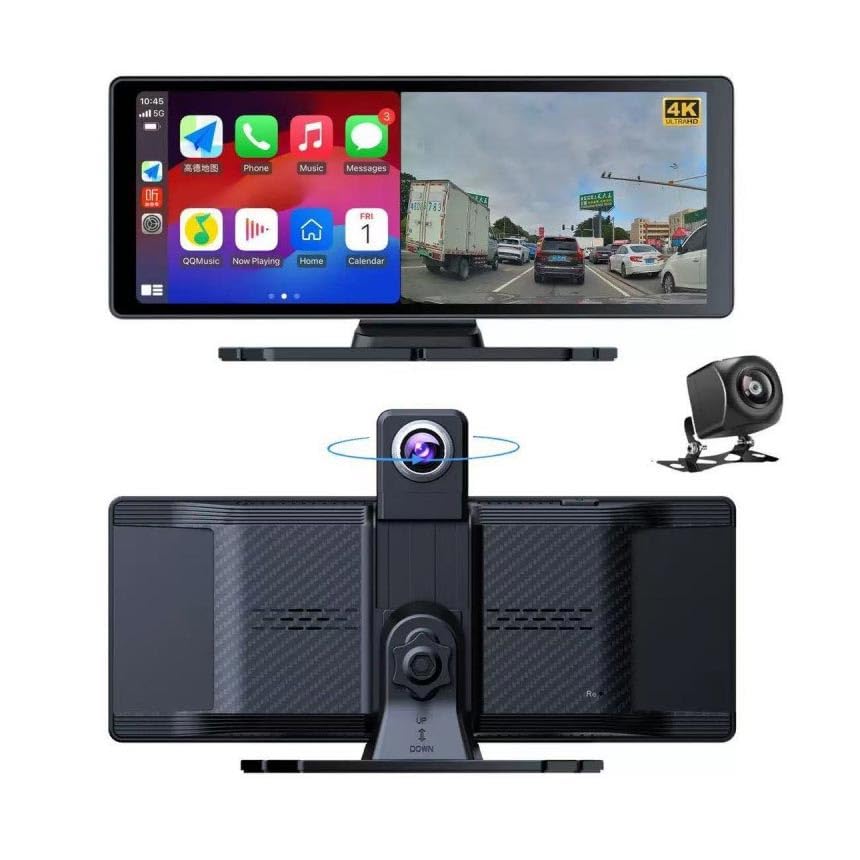 Apera Ga83 10 İnç 4K DVR Araç İçi Elle Dönen Kamera ve Geri…