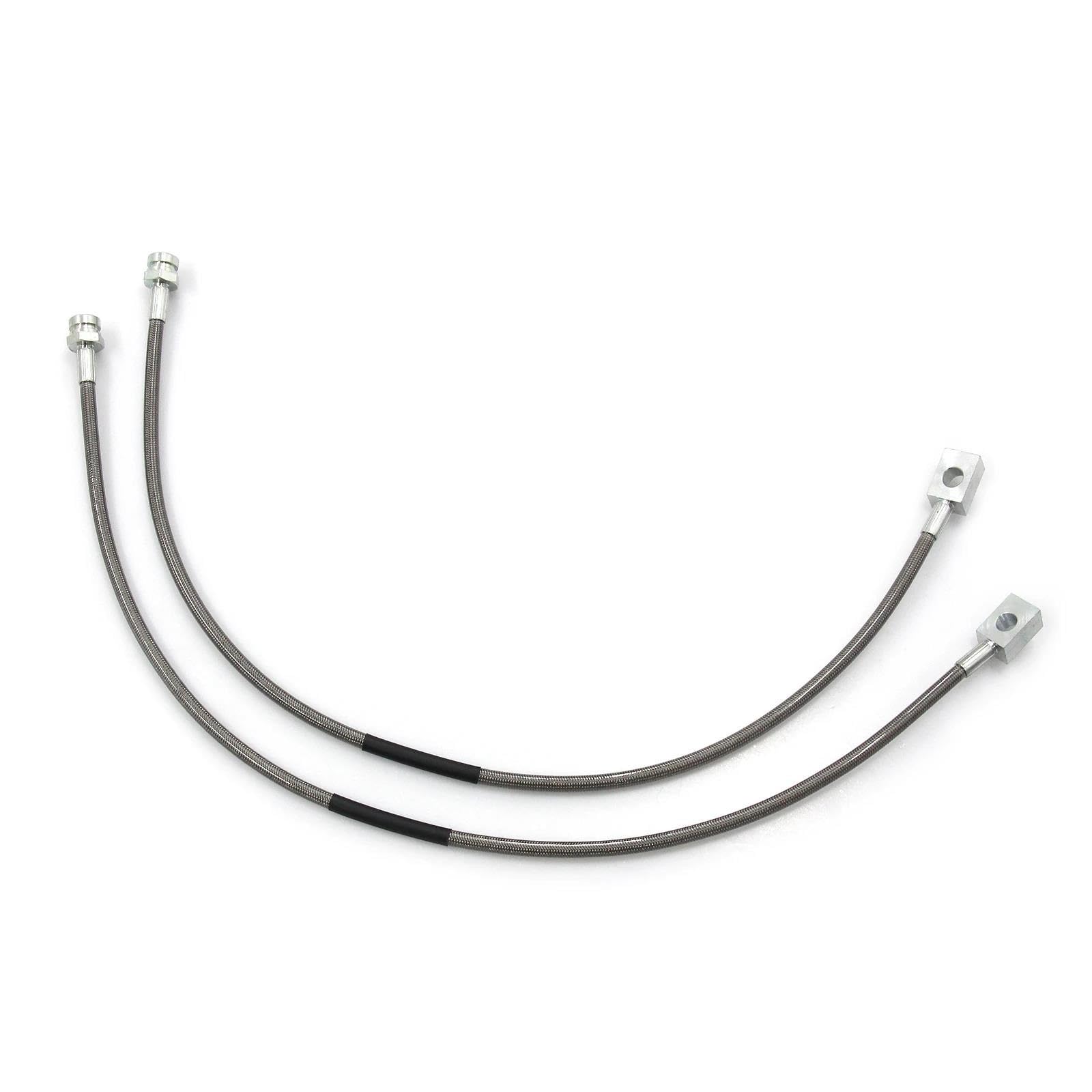 Conductos de freno de acero inoxidable Jeep TJ YJ XJ mangueras reforzadas 89702 MENSUNUBNM 6