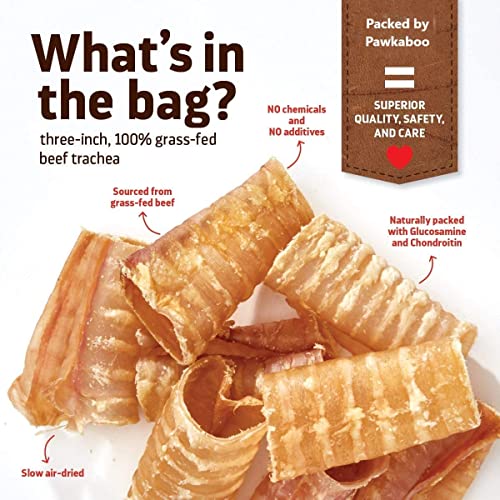 Pawkaboo Natural Dog Treats, Premium Beef Air Pipe Round Tracheas for Dogs Small Cuts 600g Pack (25-35 pieces) 3-4 inch Long - Image 4
