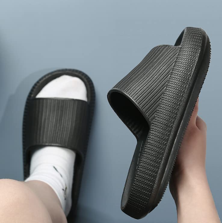 QUAIS & HARRIS Womens Thick Pillow Sliders – Ladies Home, Shower Comfy Slippers Size 4 5 6 7 8 9 10. Light Extra Comfortable & Soft Outdoor, indoor, and Shower Cloud Slides. - Image 4