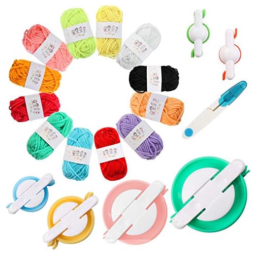 Premium 19-Piece Pompom Maker Set