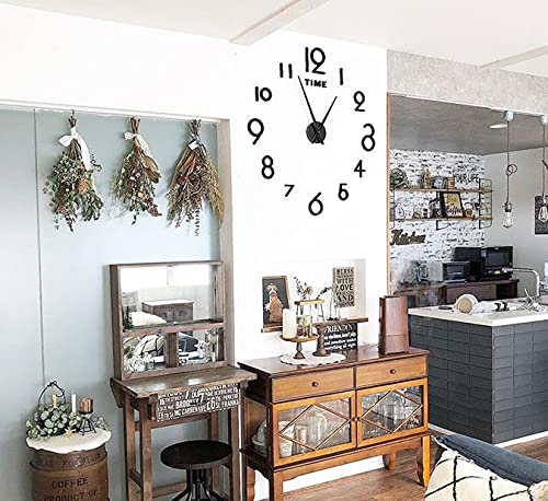 シンプルでおしゃれなDIYウォールクロック - 3Mシールを使用して壁掛け