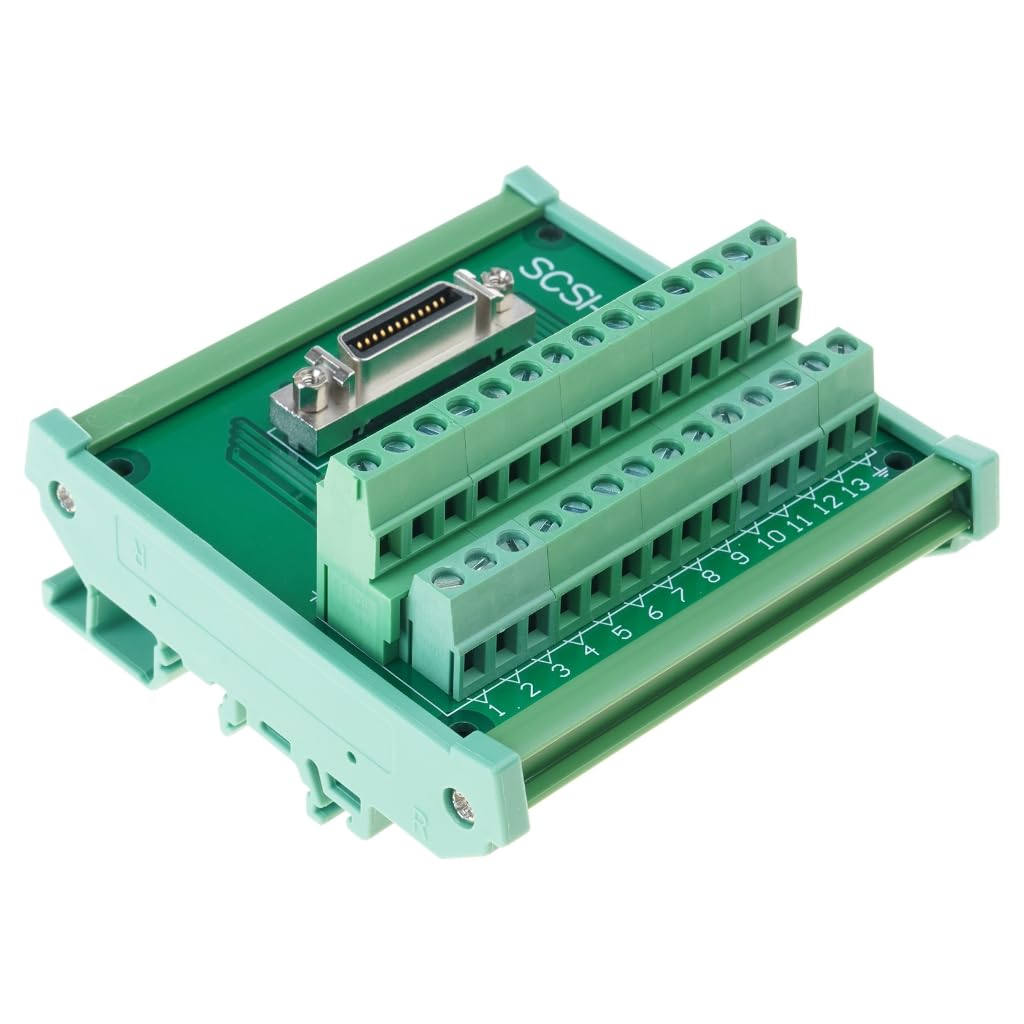 Elnwnnkc SCSI Connectors, 14P to 100P Optional Female Interfaces for Tape Player
