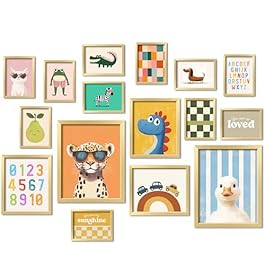 16 PCS Kids Wall Art...