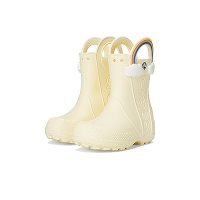 Crocs Kids Handle It Rain Boots (Toddler) Kids Shoes Buttercream/Rainbow