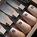 Flexcut Wood Carving Tools Beginners Palm Set of 5, FR310 Ash Hardwood Handles,1095 High Carbon Steel Blades, Box Included | Made in the U.S.A.