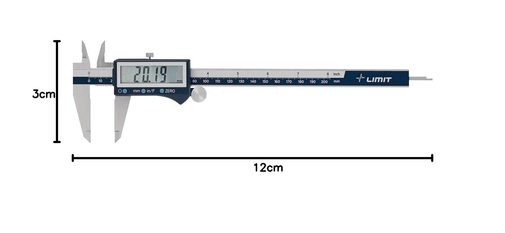 PIE DE REY DIGITAL CDN 200mm marca LIMIT
