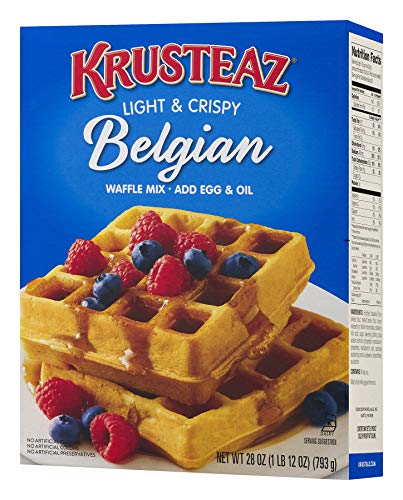 Krusteaz, Light & Crispy Belgian Waffle Mix, 28Oz Box #TOP2