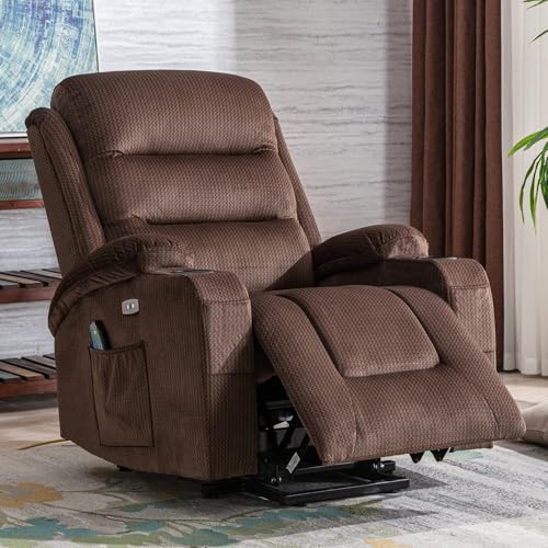 Sillón sin reclinar con puertos USB