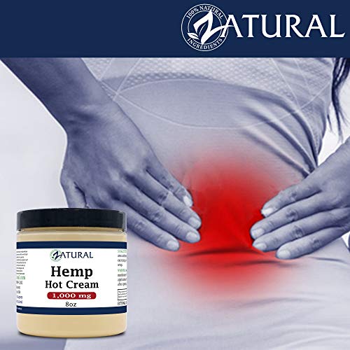 Zatural Hemp Hot Cream 1,000mg with Essential Oil Blend, Aloe, Hemp, and more (1,000mg) - Image 5