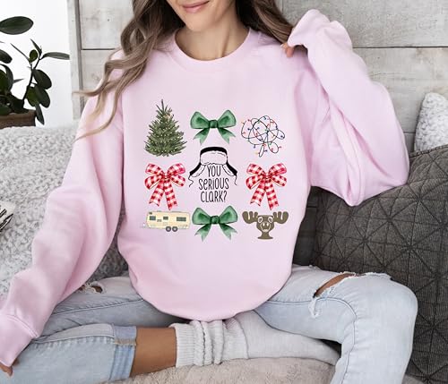 You Serious C.lark Sweatshirt, Funny Holiday Pullover, Christmas Vacation Shirt, G.riswold Christmas Sweatshirt, Christmas Shirt, Holiday Gift3