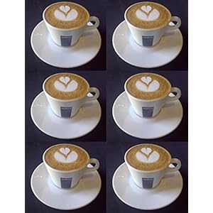 Holland Plastics Original Brand 6 X Cappuccino Cups And Saucers 5.5 Oz