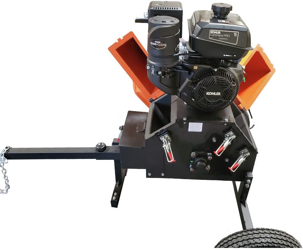 Detail K2 6 in. 14 HP Cyclonic Wood Chipper Shredder with CH440 Command PRO Commercial Gas Engine