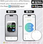Easy@Home Blood Pressure Machine for Home Use: 3-Color Result Reading Blood Pressure Monitor - LED Backlit Screen & Voice Function - 2x120 Memory with Upper Arm Cuff (22-42cm), NOT Bluetooth | EBP-703