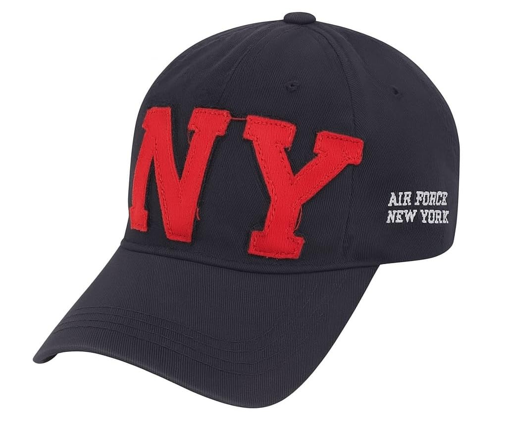 NY Baseball Cap for Men & Boys | Stylish Cotton Adjustable Hat | Casual Outdoor Sports Cap | Trendy Hip Hop Snapback Cap for Teens (Black)-image-12