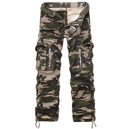 Preisvergleich Produktbild AYG Herren Cargo Hose Camouflage Trousers(Army camo,33)