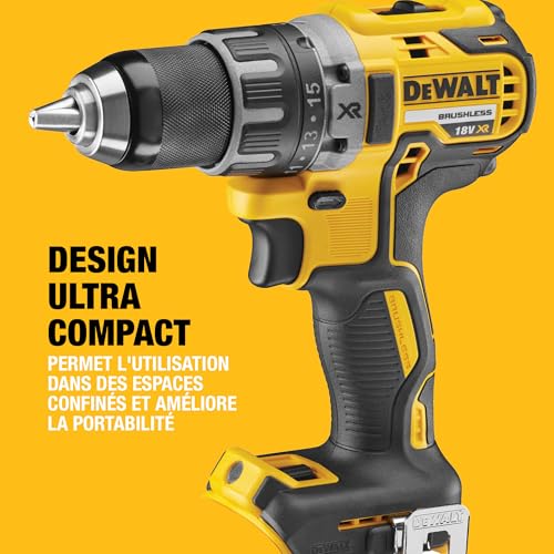 Perceuse-Visseuse DeWalt DCD791NT-XJ – Compacte 18V Brushless TSTAK - vue 7