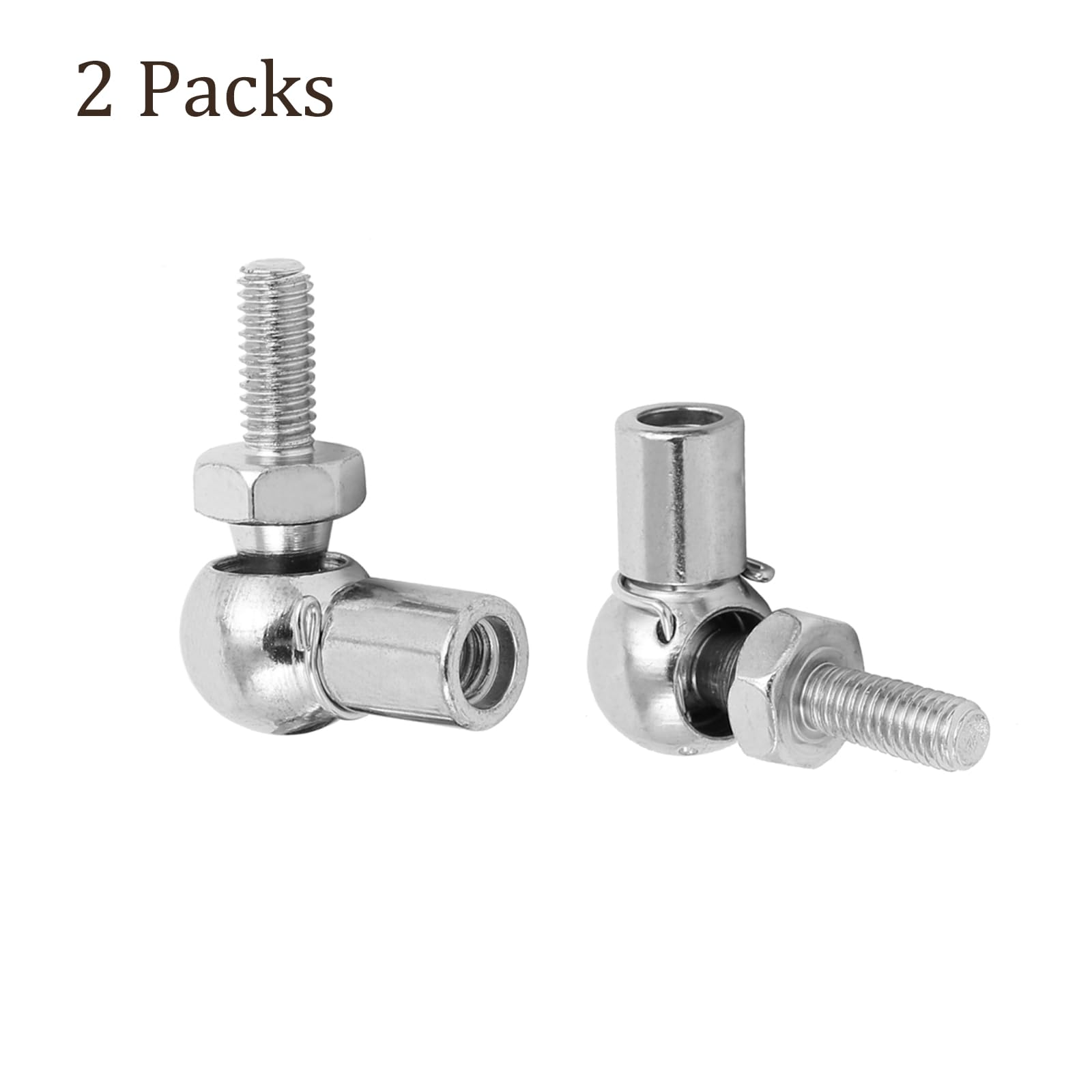 Giunto Sferico A Sfera 2 Pezzi - Filettatura M6x1.0 Destra, Acciaio 45#, Per Molle A Gas - Foto 6