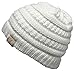 H-3847-25 Funky Junque Kids Beanie (NO POM) - Ivory