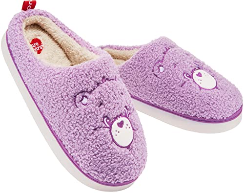 YUNGPRIME Care Bears House Slippers Cozy Slip on Fluffy Scuff Shoes for women and men2
