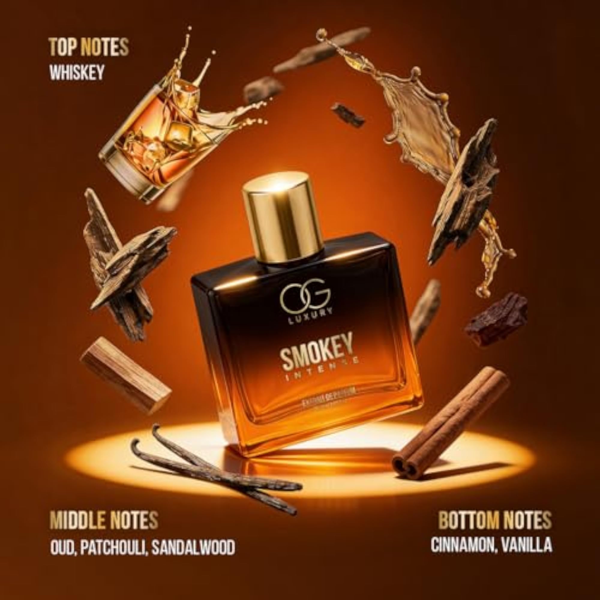 Men's Smokey Intense Extrait De Parfum, Long-Lasting