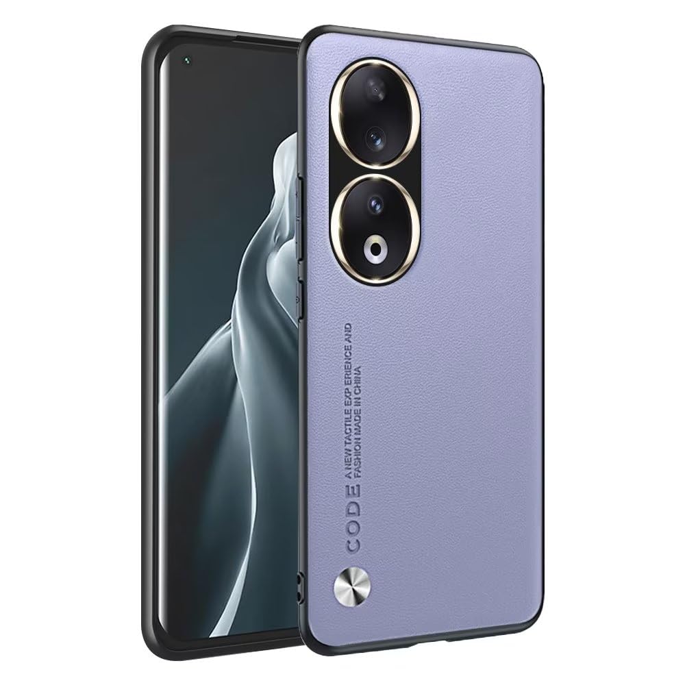 Custodia Per Honor 90 5G Con Anello Porta Carta E Supporto – Semitrasparente, Silicone Morbido, Antigraffio (Colore Giallo) - 4