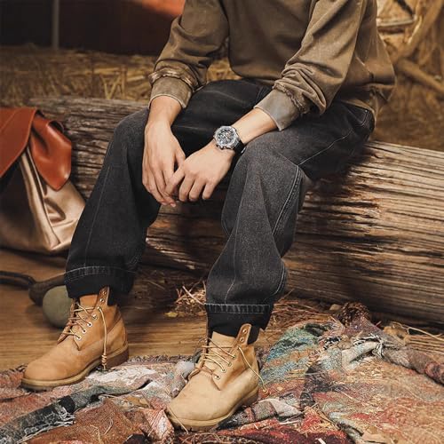 Baggy Jeans Men Vintage Washed Wide Leg Denim Pants Casual Relaxed Fit Streetwear for Skater Jeans2