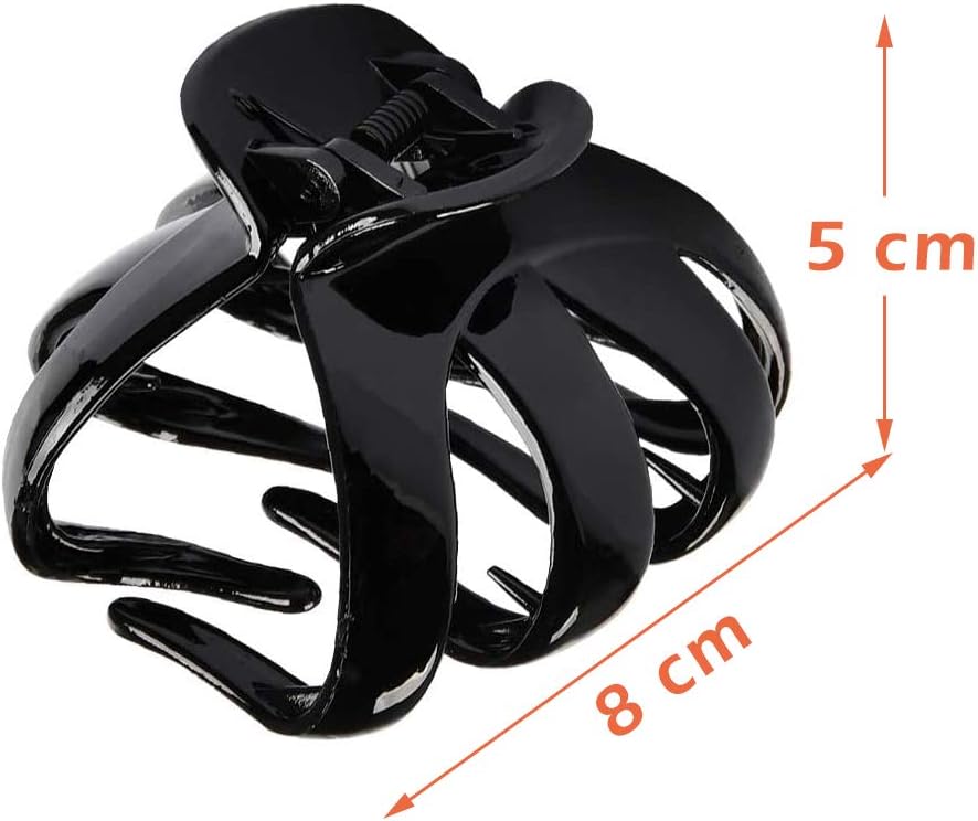 Hair Claw Clips for Women 4 PCS Large Grips for Woman's Thick Hair - Image 4