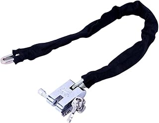 Angoily Bike Lock Chain Bike s Lock Lightweight Lock with Key Cable Lock Riding Security Lock Helmet Lock Black Lock Chain Cable Lock Bike Chain Lock