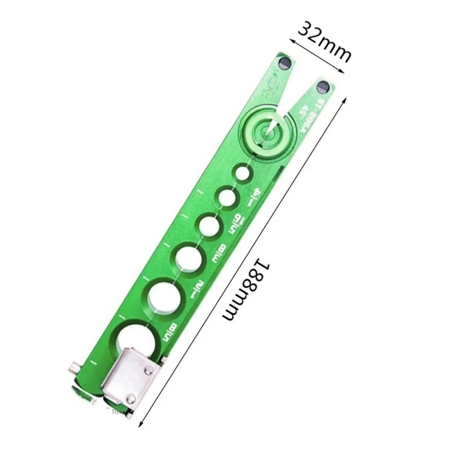 AA08I Outil d'évasement Outil de climatiseur Alésoir Entretien des tuyaux en cuivre Outil d'expansion de tube excentrique Attelle impériale Pour le cuivre, l'aluminium et autres métaux tendr