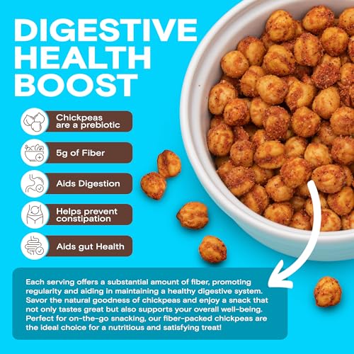 image for BIENA Chickpea Snacks - Crunchy Roasted Chickpeas - High Fiber Vegan P