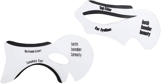 AlexVyan Cat Eyeliner Stencil &amp; Smokey Eye Makeup Stencil Reusable Eyes Makeup Tool (2 Pcs)