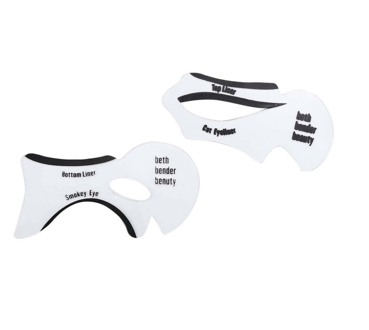 AlexVyan Cat Eyeliner Stencil & Smokey Eye Makeup Stencil Reusable Eyes Makeup Tool (2 Pcs)