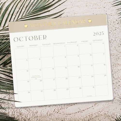 Lindo calendário magnético de geladeira 2025-2026 - Funciona de janeiro de 2025 a julho de 2026 - O