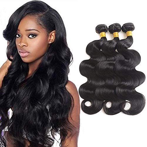 Body Wave Bundles 8A Brazilian Body Wave Bundles Human Hair 3 Bundles 100% Unprocessed Virgin Body Wave Bundles Weave Weft 8"10"12"