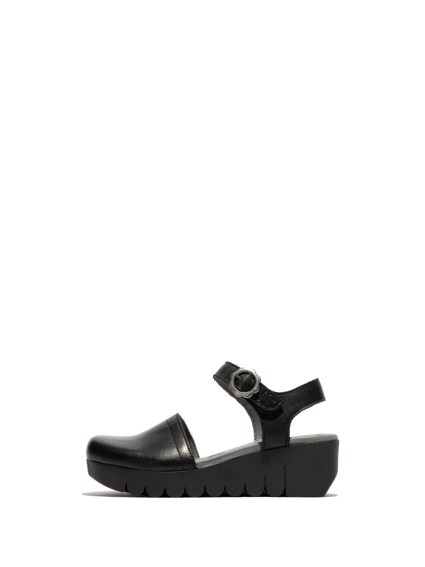 Fly London Women's VIZI385FLY Sandal, Black, 8 UK