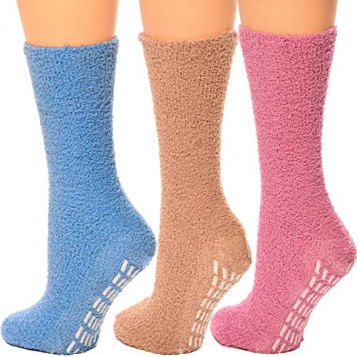 Debra Weitzner Non skid Hospital Socks For Women Men Fuzzy Socks Cozy Socks