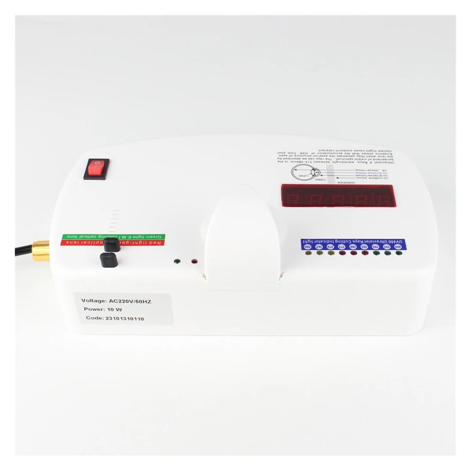 Probador UVB, Probador de lentes FUV1 UV400, máquina de prueba antirradiación, detector de gafas antiultravioleta