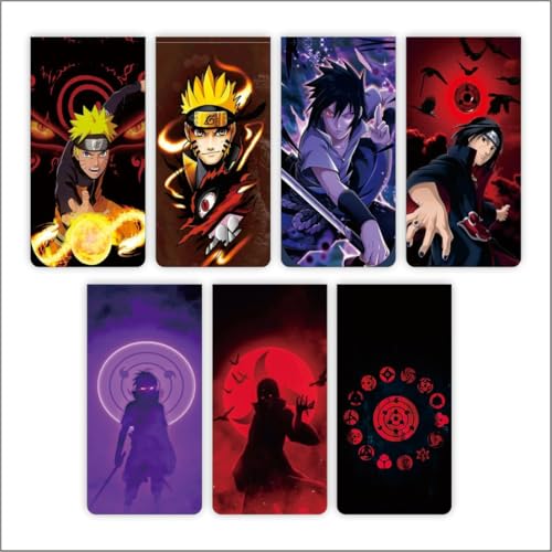 Image of Zesta Magnetic Bookmark Set of 7 | Aesthetic Book Mark for Reading | Cute Anime Bookmarks for Kids, Students | Book Accessories for Novels, Gifts for Readers(Anime Magnetic Bookmarks, 15X4 Cms)