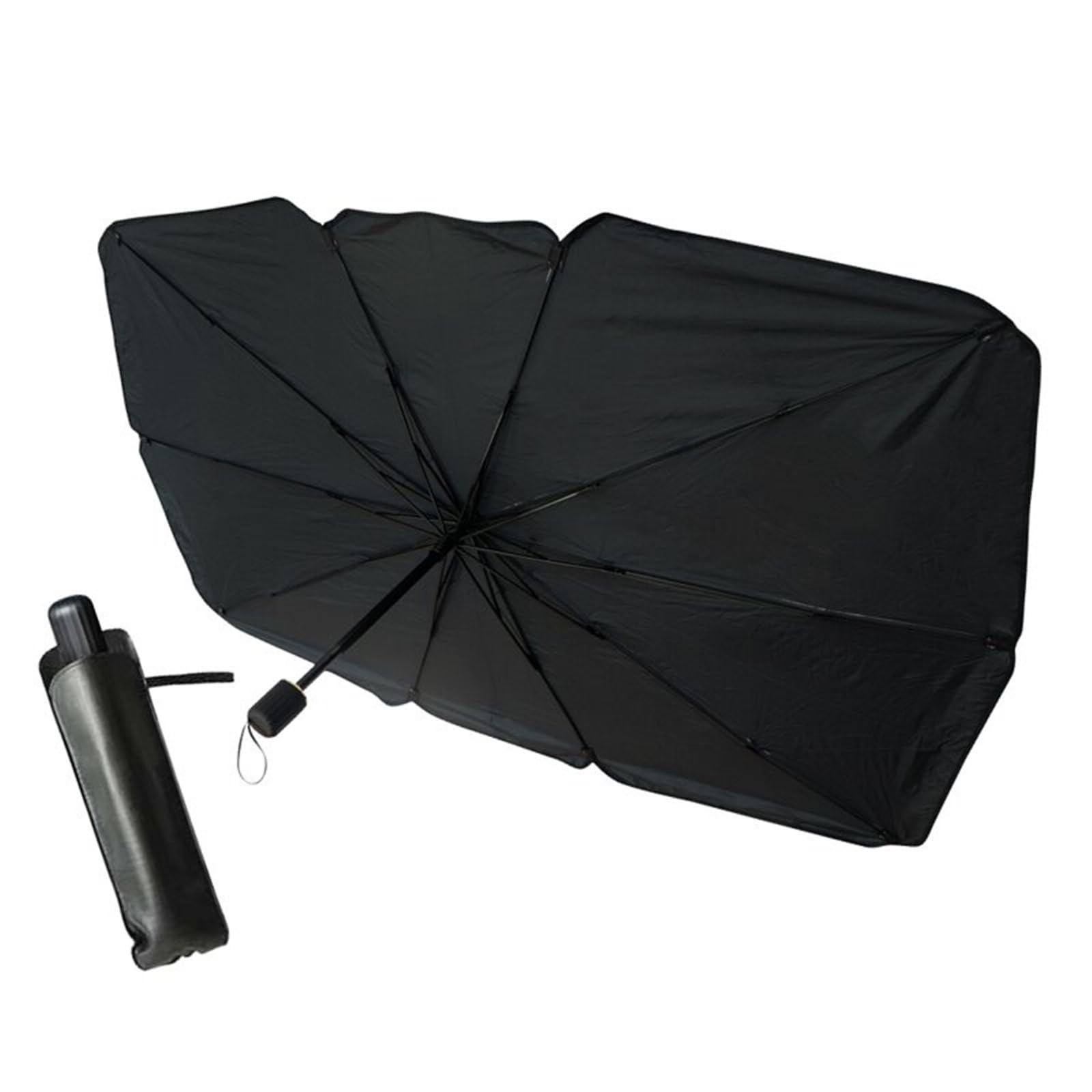 Parasol Coche,Parasol Plegable,Aislamiento térmico, UPF 50 + Anti 99% UV Rayo, Almacenamiento fácil,Genial para Sus Coches. (120 x 65CM)