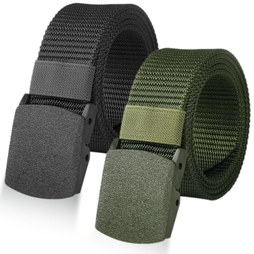 Soleeya 2 Piezas Cinturón de Nylon 150cm Cinturones...