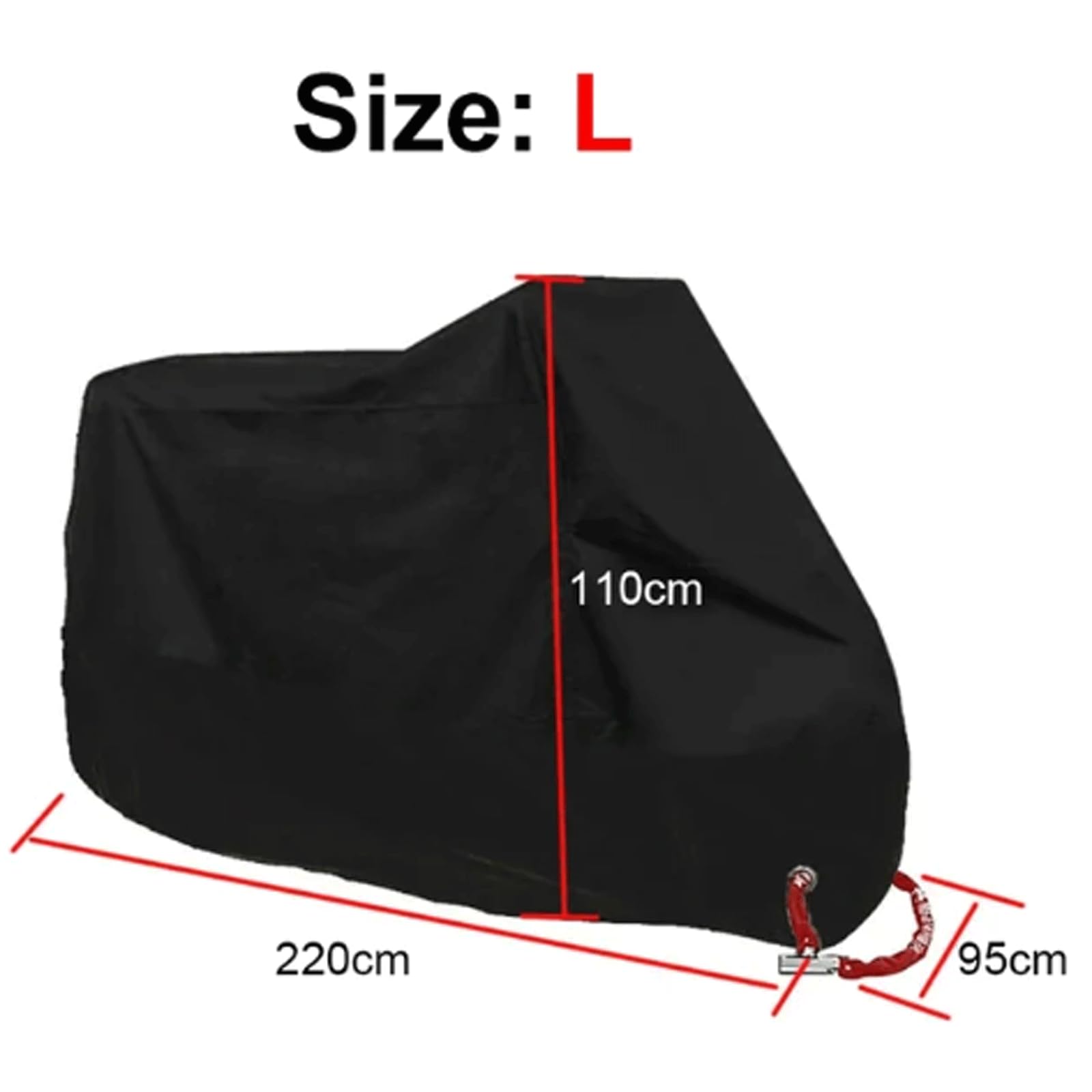 Housse de vélo Housse de Protection pour vélo d'extérieur, imperméable, Anti-poussière et Anti-Soleil, pour Moto et Scooter Housses de vélo