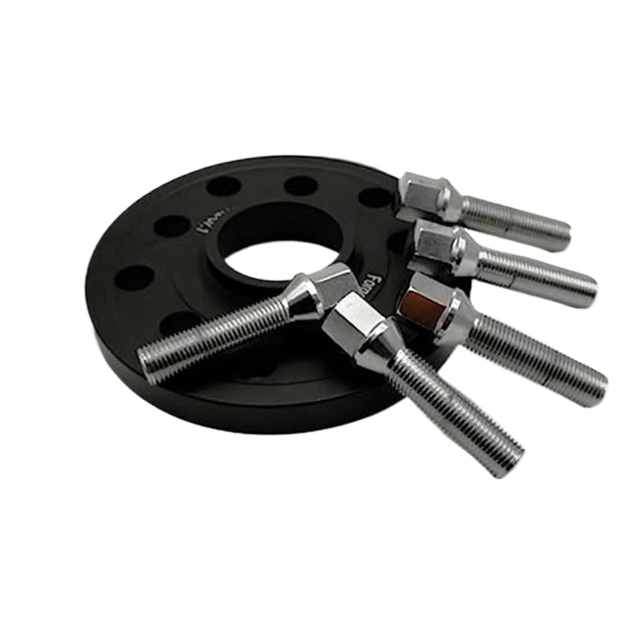 Uszczelka koła samochodowego 1 szt., do BMW, zestaw poszerzający dystanse kół 5x112 Hubcentric 66.6 Aluminiowy adapter pasuje dystansów Dystans do kół(BLACK 12mm)
