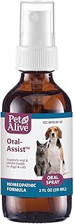 PetAlive Oral-Assist - Natural Homeopathic Formula Supports Oral and Dental Health in Dogs and Cats - Supports Healthy Tee...