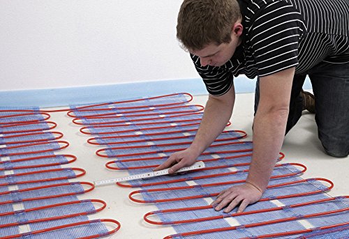 PEROBE Fußbodenheizung Heizmatten für Warmwasseranschluss 5, 0 qm, 5 m²-5