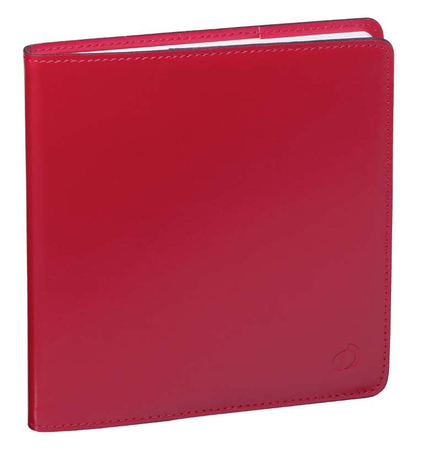 Quo Vadis 905452Q Agenda ESECUTIVO PREST Multilingua Anno 2027 Colore Rosso Formato 16x16 cm Settimanale 13 Mesi Dicembre-Dicembre Carta Avorio Rubrica Amovibile Copertina Amovibile in Cuoio Luna