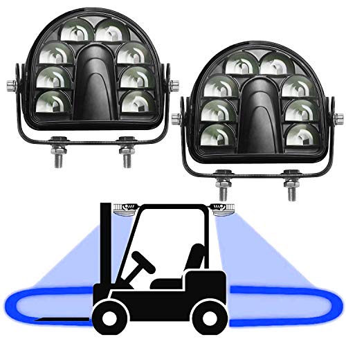 Feux d'avertissement LED bleus à forte luminosité pour sécuriser les camions et chariots