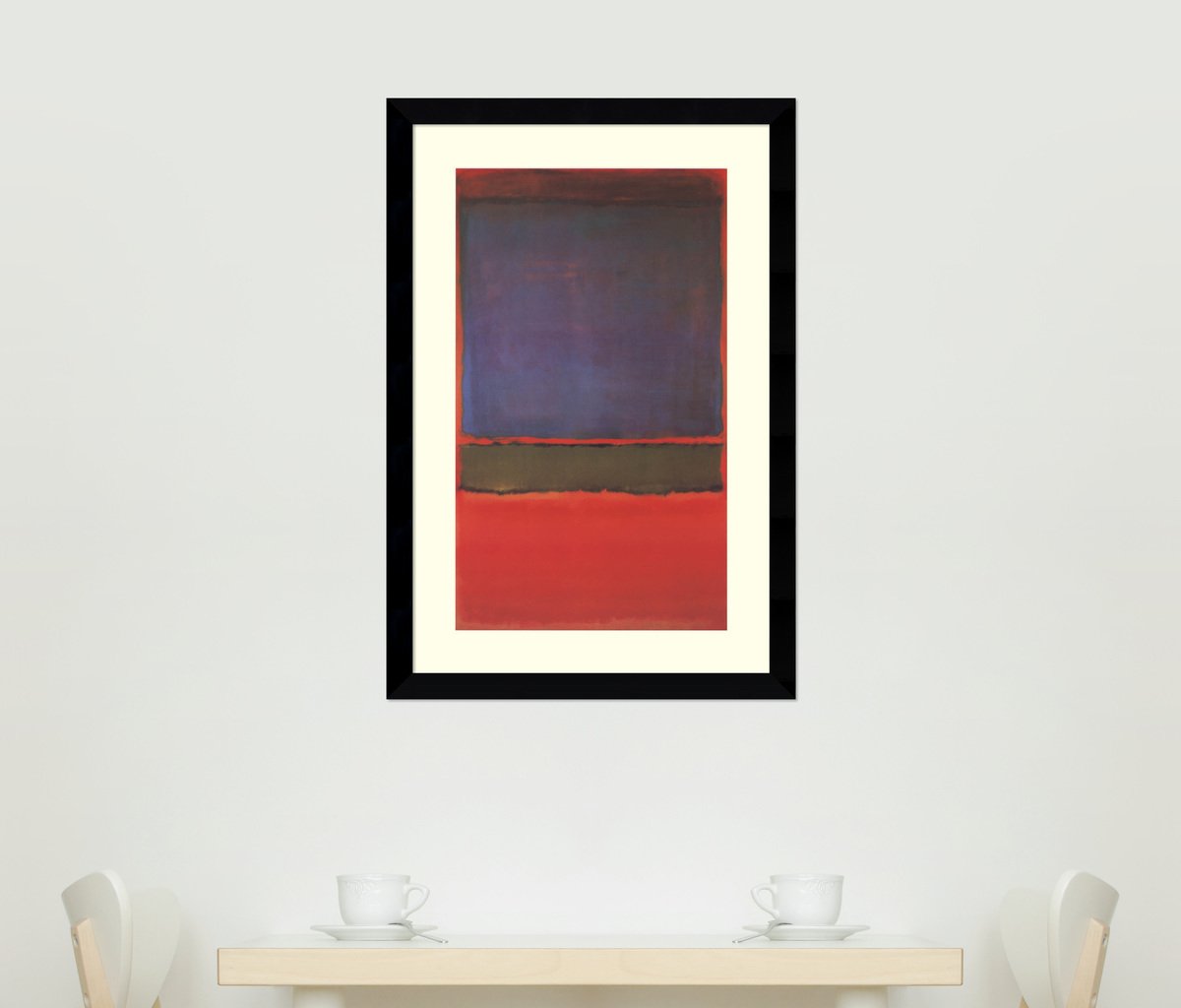 額装品/No.6/Violet Green and Red/1951/ロスコ 絵画 rothco